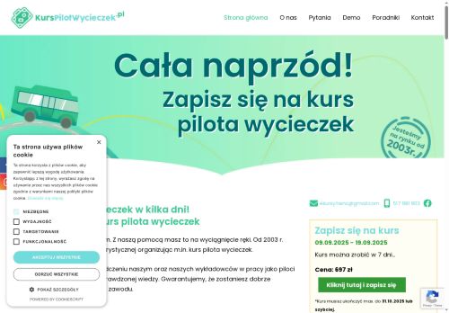 ONLINE, internetowe kursy na i dla Pilotów Wycieczek ONLINE, internetowe kursy na i dla Pilotów Wycieczek