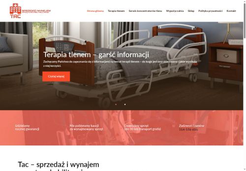 Wynajem łóżek medycznych TAC Wynajem łóżek medycznych TAC