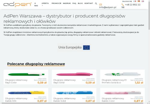 Tanie długopisy z nadrukiem