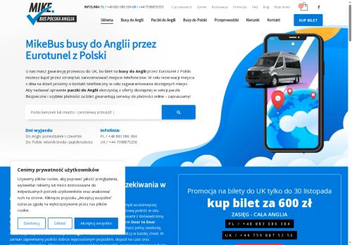 MikeBus, czyli busy z Polski do Anglii