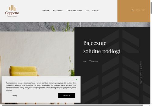 Gepetto. Cyklinowanie podłóg drewnianych Konin.