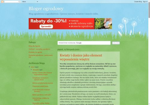 Bloger ogrodowy