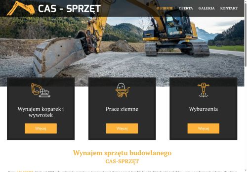 Cas Sprzęt profesjonalne usługi sprzętowo transportowe Śląsk