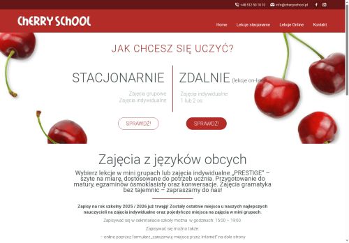 Wakacyjny kurs językowy Tarchomin