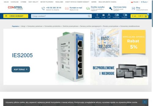 Consteel electronics profesjonalna automatyka i elektronika