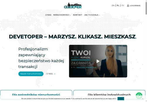 DEVETOPER sprzedaż nowych nieruchomości na całym