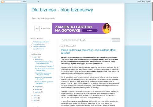Dla biznesu - blog biznesowy