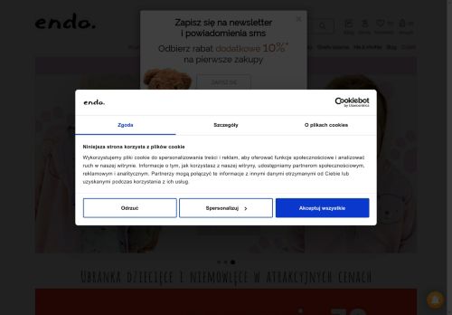 Endo niebanalne ubrania dla dzieci, młodzieży i dorosłych, praktyczne