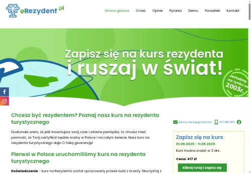 Internetowe kursy na i dla Rezydentów Wycieczek! Henc. pl