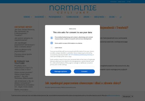 Normalnie, czyli jak? Całkiem niezwykły blog wielotematyczny