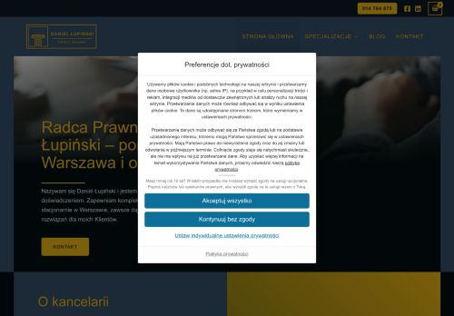 Upadłość Konsumencka w Warszawie prawnik Łupiński