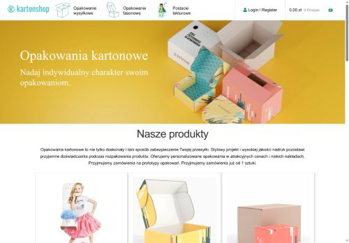 Opakowania tekturowe
