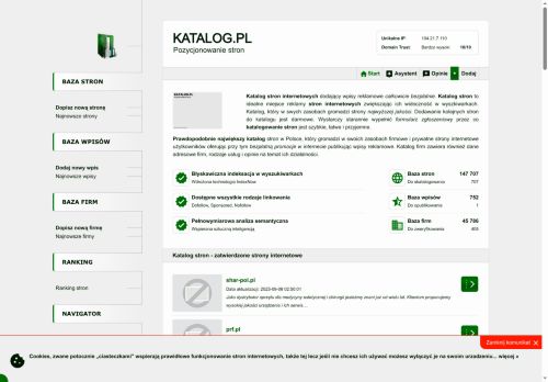 Linkowany katalog stron