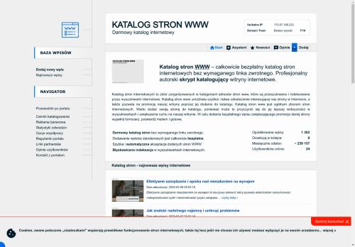 Reklamowy katalog stron internetowych