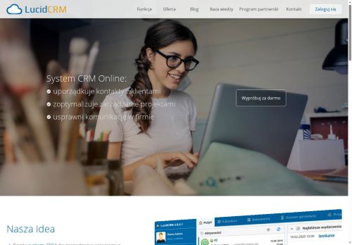 LucidCRM system online do pracy z klientem