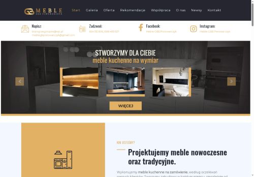 Meble na wymiar Meble GB Piwowarczyk, oferta wykonania