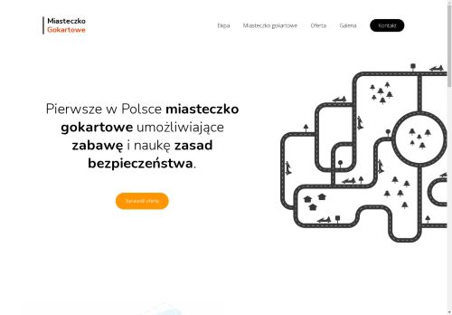 Miasteczko gokartowe uczy bezpieczeństwa na drodze