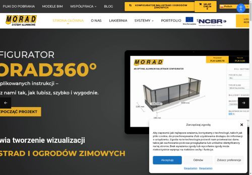 Balustrady aluminiowe, Morad, pomorskie