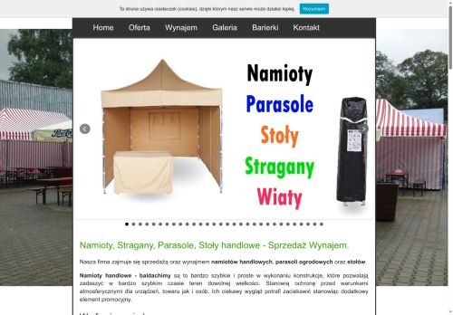 Namioty sprzedaż , wynajem