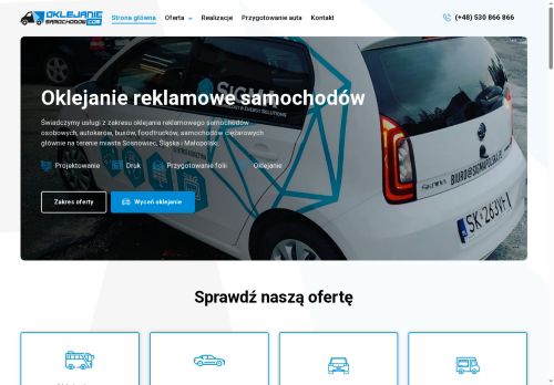 Oklejanie reklamowe aut
