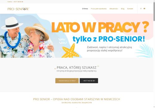 Pracuj z Nami w Niemczech przy opiece osOb starszych