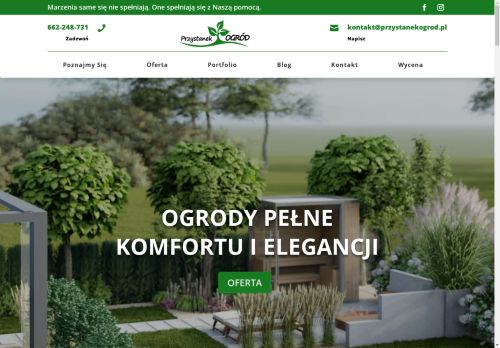 Projektowanie i aranżacja ogrodów PRZYSTANEK OGRÓD
