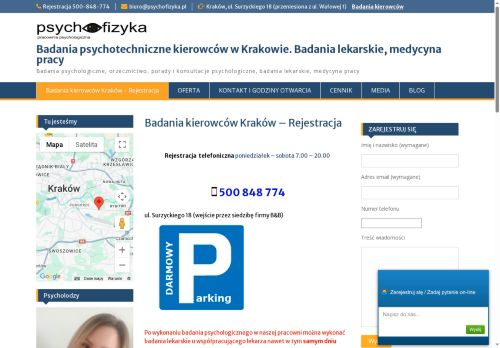 Badania kierowcow krakow