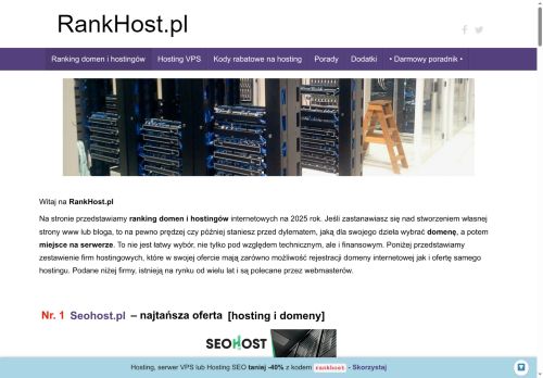 Ranking hostingów