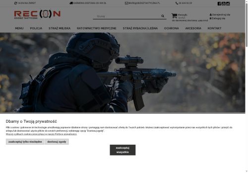 RECON kamizelki taktyczne, odzież dla służb mundurowych