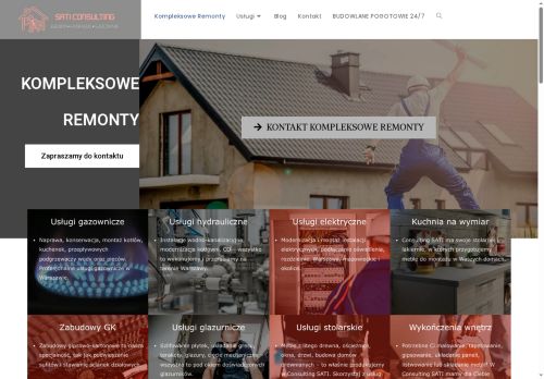 Kompleksowe remonty, firma remontowa, pogotowie budowlane