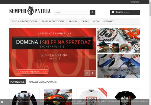 Odzież Patriotyczna Koszulki Patriotyczne Semper Patria