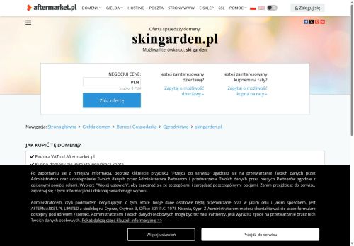 Skingarden - Maseczkowy raj