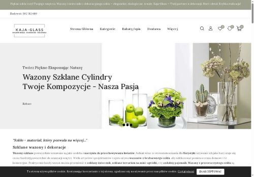Kaja Glass: wazony, świeczniki i dekoracje szklane