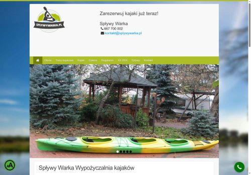 Spływ kajakowy Pilicą