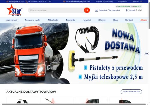 Części zamienne do samochodów ciężarowych/TIR |hurtownia STAR-HURT
