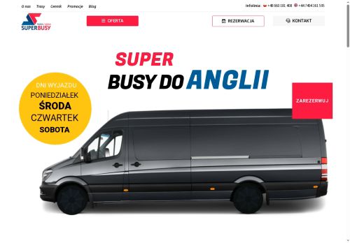 Zarezerwuj bus do Anglii