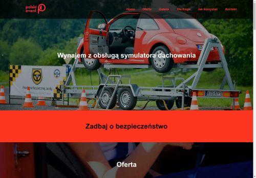 Wypożyczalnia symulatorów dachowania na pikniki motoryzacyjne