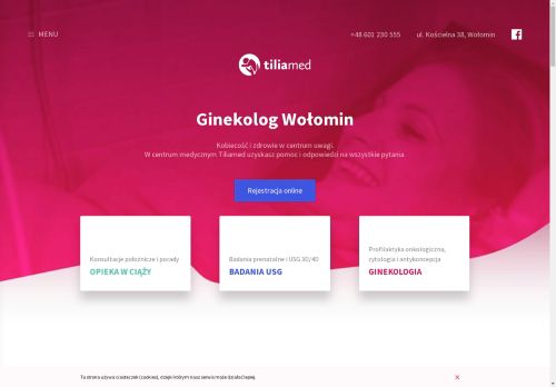 Dobry ginekolog Wołomin pracuje w Centrum Medycznym Tiliamed
