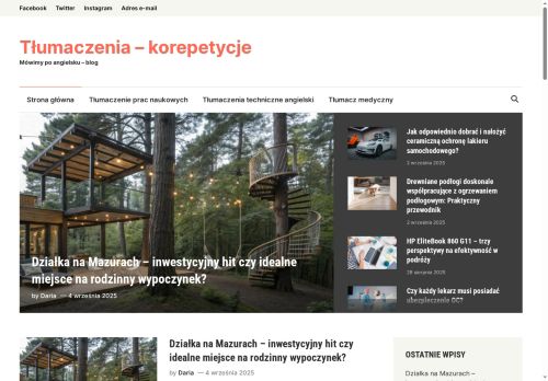 Tłumaczenia, korekta i redakcja tekstu