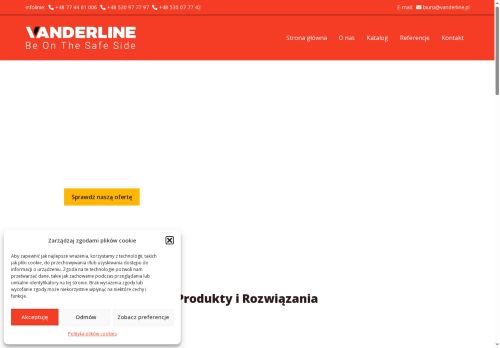 Vanderline - Barierki ochronne PCV