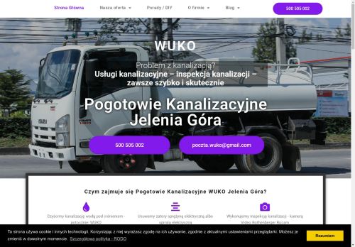 Pogotowie kanalizacyjne Jelenia Góra Karpacz Szklarska