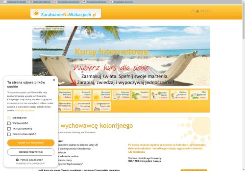 Kursy ONLINE: Wychowawca kolonijny, Kierownik kolonii, opiekun wyciecz